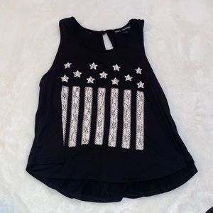 Size M mason and Mackenzie tank top flag